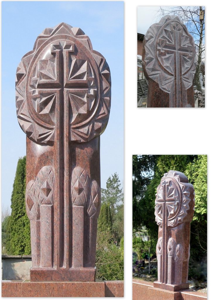 asta vasiliauskaitė v.martikonio antkapinis paminklas. 2020. h 200cm. granitas